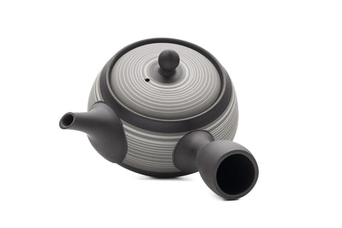 Grey Floral Tokoname Teapot - 320ml
