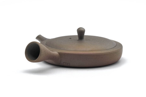 Wide Flat Yakishime Tokoname Teapot - 100ml