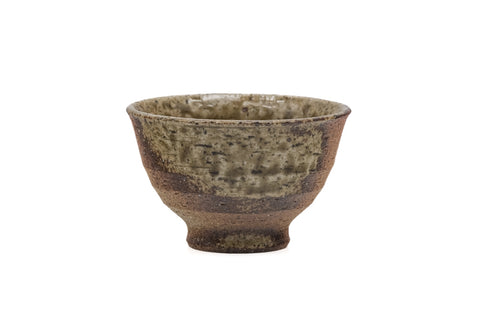 Japanese Teacup - Ash Green Glazed Shigaraki-yaki Yunomi - 90ml