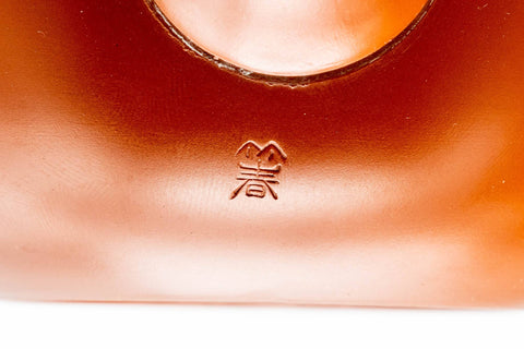 Japanese Tea Set - Camellia Engraved Shudei Tokoname-yaki Kyusu Teapot with 5 Yunomi Teacups