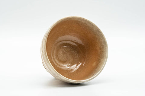 Japanese Teacup - Beige Weathered Hagi-yaki Yunomi - 140ml