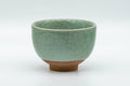 Japanese Teacup - Emerald Green Snowflake Glazed Yunomi - 120ml - Tezumi