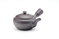 Tezumi — Japanese Kyusu - Engraved Banko-yaki Mesh Teapot - 290ml — three-quarter view