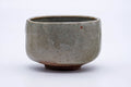 Tezumi — Japanese Matcha Bowl - Grey Glazed Wabi-Sabi Hantsutsu-gata Chawan - 300ml — front view from another angle