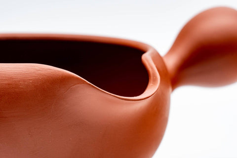 Japanese Yuzamashi - Red Shudei Tokoname-yaki Water Cooler - 250ml