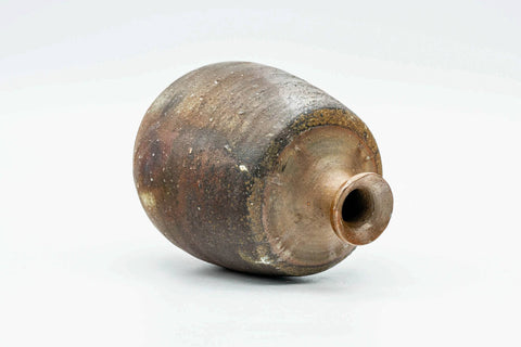 Japanese Tokkuri - Ash Goma Glazed Bizen-yaki Sake Flask