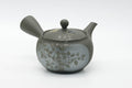 Tezumi — Japanese Kyusu - Floral Green Ryokudei Tokoname Mesh Teapot - 290ml — three-quarter view