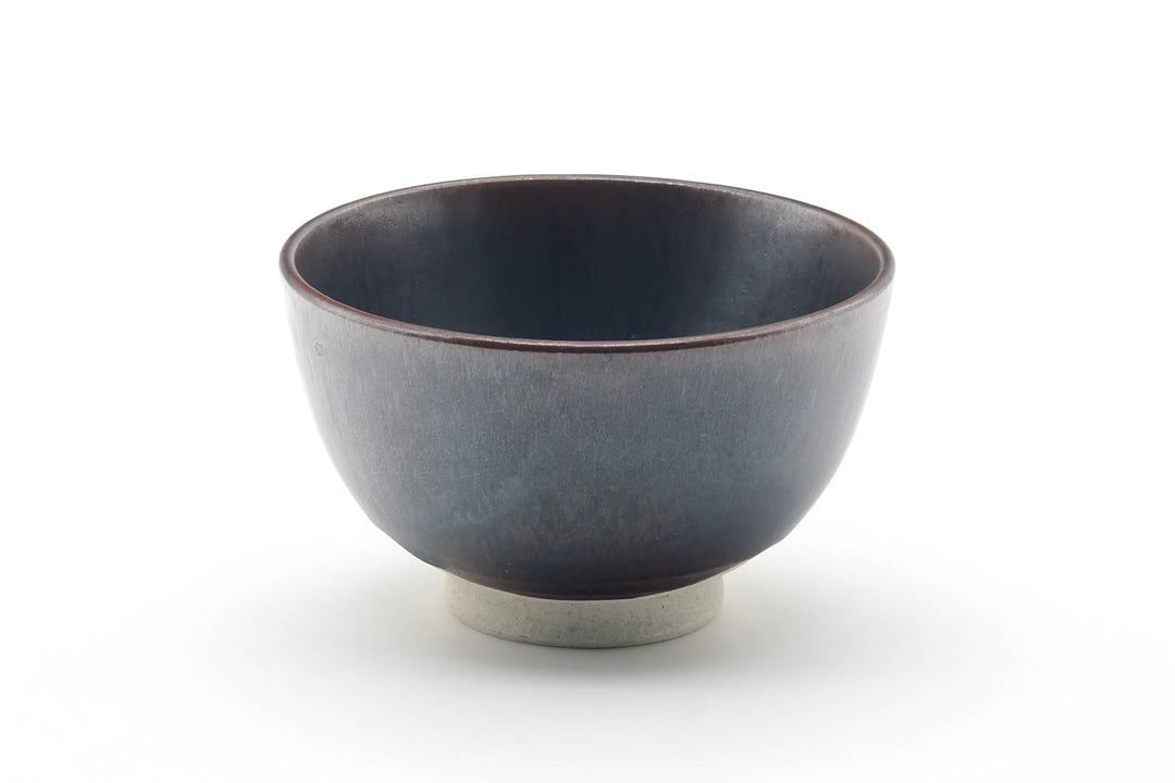 Matcha Wan Japanese Matcha Bowl - Brown Glossy Glazed Wan-nari Chawan - 350ml – Tezumi
