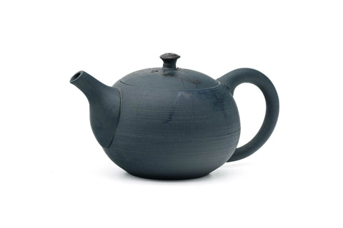 Blue Mogake Tokoname Rear-Handled Teapot - 200ml