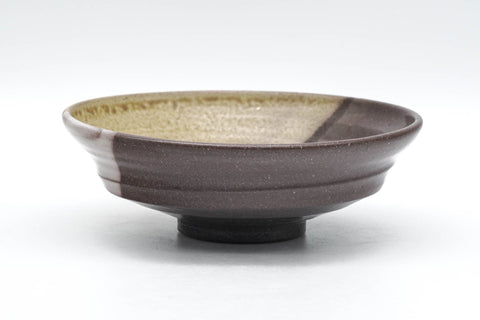 Japanese Matcha Bowl - Beige Brown Glazed Summer Chawan - 150ml