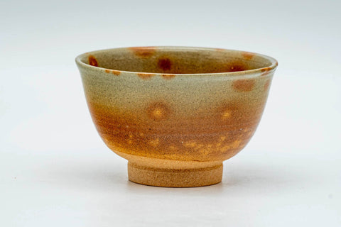 Japanese Teacups - Set of 10 Beige Pink Gohonte Glazed Hagi-yaki Yunomi - 160ml