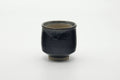 Tezumi — Japanese Teacup - Jet Black Hare's Fur Glazed Yunomi - 200ml — front view