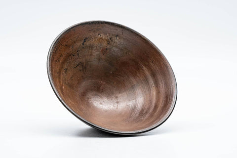 Japanese Matcha Bowl - 西村春湖 三代 Shunko Nishimura III - Hira-gata Bizen-yaki Chawan - 100ml