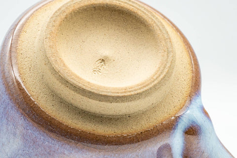 Japanese Teacup - Purple Glazed Hagi-yaki Ushirode Yunomi - 120ml