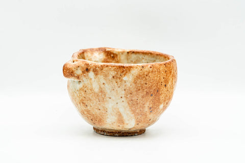 Japanese Katakuchi - Abstract Orange Shino Glazed Water Cooler - 120ml