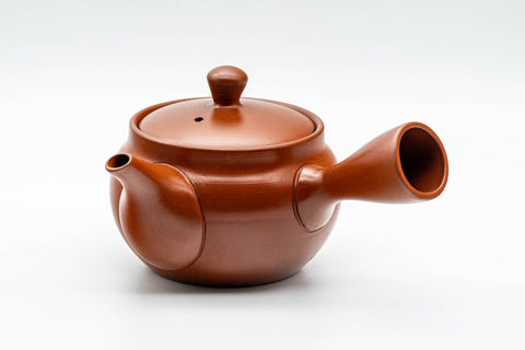 Japanese Kyusu - Calligraphy Engraved Tokoname-yaki Mesh Teapot - 260ml - Tezumi