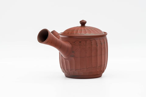 Faceted Red Nerikomi Tokoname Teapot - 350ml