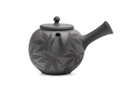 Momiji Black Kokudei Tokoname Teapot - 280ml