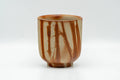 Japanese Teacup - 緋襷 Hidasuki Orange Rice Straw Fired Bizen-yaki Yunomi - 190ml - Tezumi