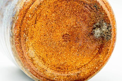 Japanese Teacup - Green Purple Hare's Fur Glazed Yunomi - 200ml