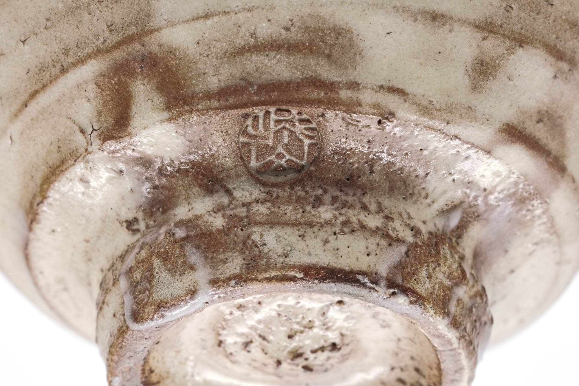 Japanese Matcha Bowl - 渡辺城山 Jōzan Watanabe - Beige Hagi-yaki Ido Chawan - 250ml