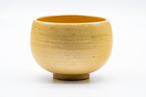 Japanese Matcha Bowl - Beige Glazed Wa-nari Chawan - 350ml