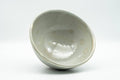 Japanese Matcha Bowl - Spiraling Grey Glazed Chawan - 250ml - top-down view into the interior