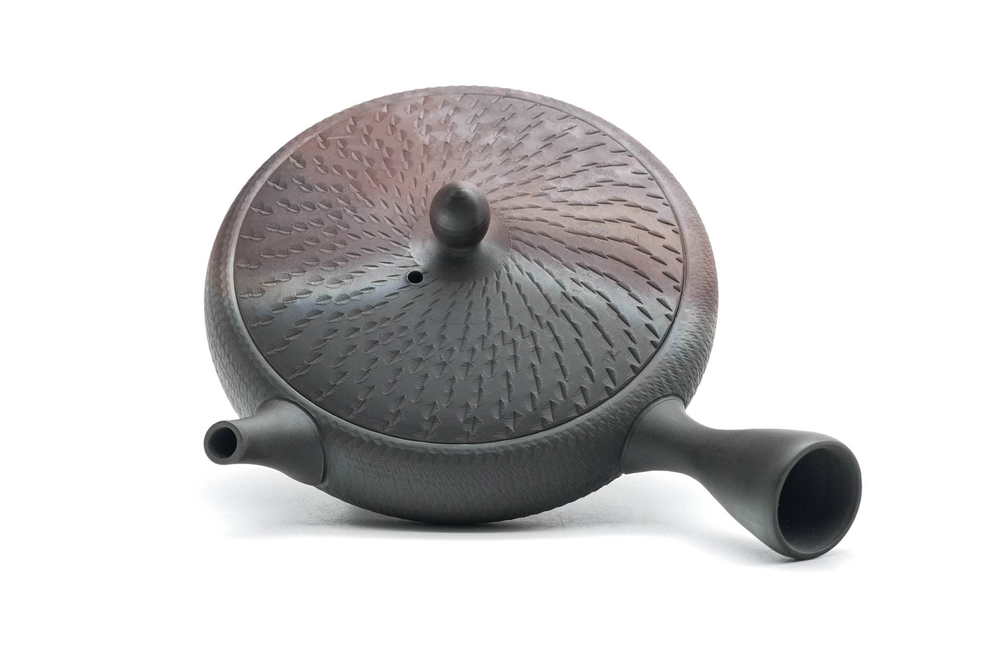 Japanese Kyusu - 玉光 Gyokko Kiln - Wide Flat Kokudei Yōhen Japanese Kyusu - 玉光 Gyokko Kiln - Wide Flat Kokudei Yōhen