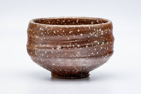 Japanese Matcha Bowl - 喜山 Kiyama - Ash Green Glazed Shigaraki-yaki Chawan - 350ml