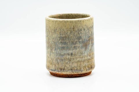 Japanese Teacup - Green Purple Hare's Fur Glazed Yunomi - 200ml