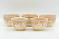 Japanese Tea Set - Gohonte Hagi-yaki Dobin Teapot with 5 Yunomi Teacups - Tezumi