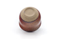 Tezumi — Japanese Teacup - Red Speckled Fish Yunomi - 160ml — top-down view of the interior