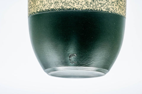 Japanese Teacup - Green Ryokudei White Inner-Glazed Tokoname-yaki Yunomi - 125ml