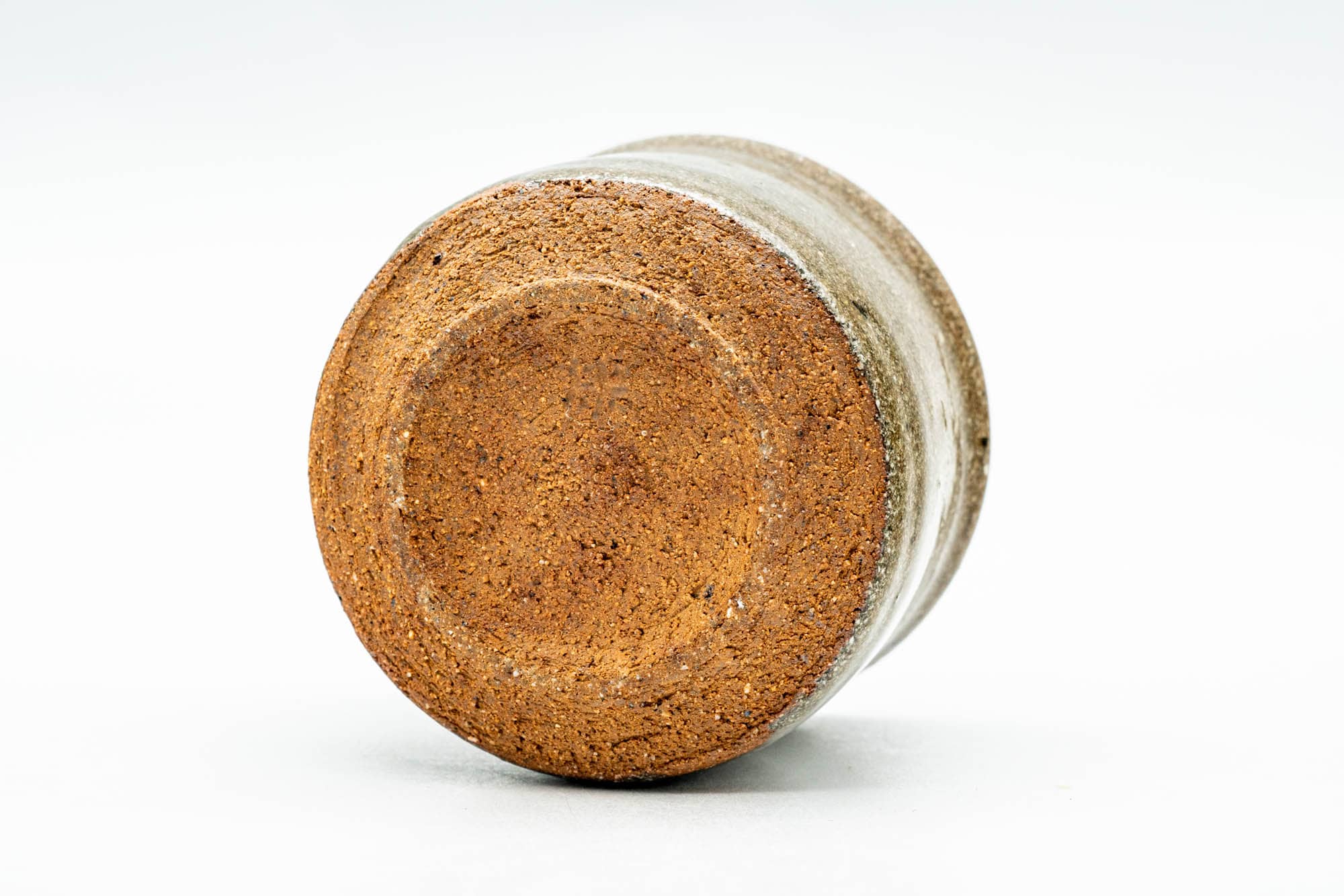 Japanese Teacup - Brown Speckled Curled Lip Guinomi - 60ml