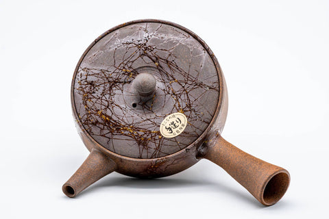 Mogake Seaweed Yakishime Tokoname Teapot - 110ml