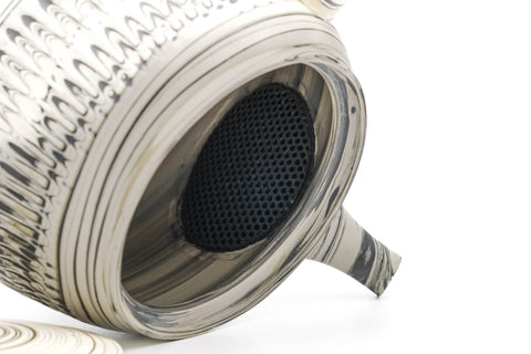 Trapezoidal Nerikomi Tokoname Teapot - 260ml