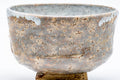 Tezumi — Japanese Matcha Bowl - Coarse Clay Hantsutsu-gata - Hagi-yaki Chawan - 400ml — closeup of the foot