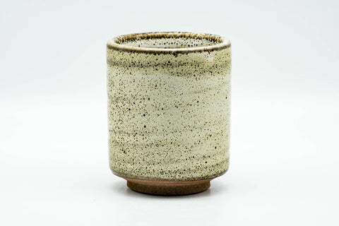Japanese Teacup - Sage Green Black Speckled Yunomi - 150ml