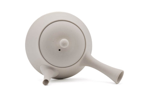 Trapezoidal White Tokoname Teapot - 200ml