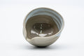 Tezumi — Japanese Katakuchi - Beige White Glazed Hagi-yaki Yuzamashi Water Cooler - 100ml — tipped to show the interior