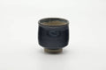 Tezumi — Japanese Teacup - Jet Black Hare's Fur Glazed Yunomi - 200ml — front view from another angle