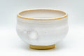 Japanese Teacup - 赤膚山 Akiyama Kiln White Glazed Akahada-yaki Yunomi - 160ml - Tezumi