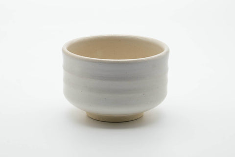 Japanese Matcha Bowl - Hantsutsu-gata White Glazed Chawan - 500ml