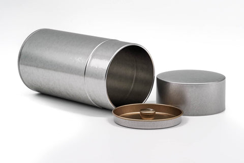 Silver Metal Tea Canister - 200g