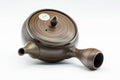 Japanese Kyusu - Hida Tosen Nerikomi Tokoname-yaki Teapot - 230ml - teapot with the lid removed showing the interior