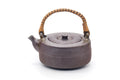 Tezumi — Japanese Dobin - Top-Handled Ceramic Teapot - 310ml — three-quarter view from the opposite side