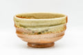 Tezumi — Japanese Matcha Bowl - Ash Green Glazed Shigaraki-yaki Chawan - 300ml — front view