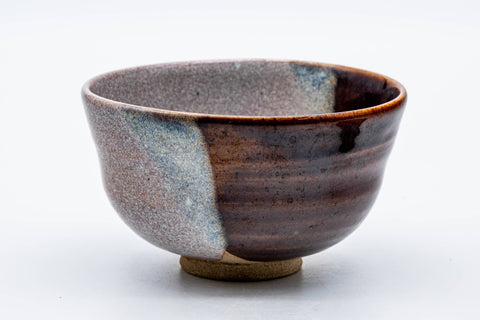 Japanese Matcha Bowl - Pink Half and Half Glazed Chawan - 200ml