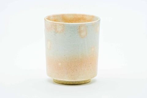 Japanese Teacup - Beige Pink Gohonte Glazed Hagi-yaki Yunomi - 200ml