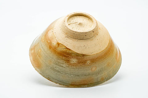 Japanese Matcha Bowl - Beige Pink Gohonte Hagi-yaki Chawan - 200ml